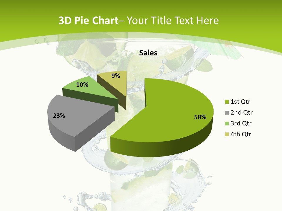 Liquor Mint Lime PowerPoint Template