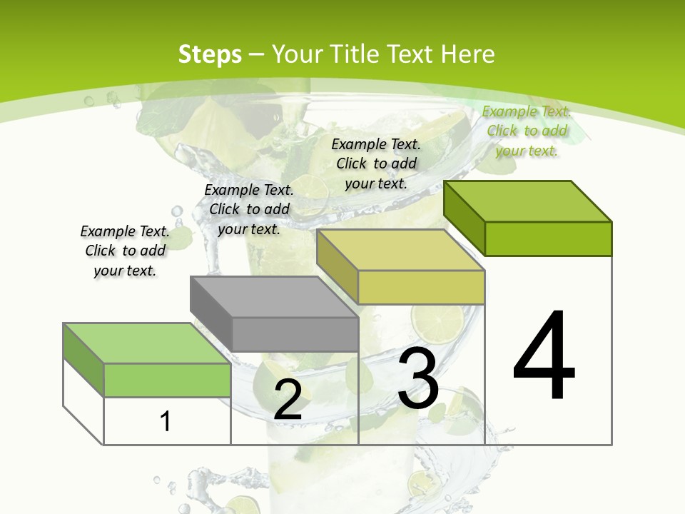 Liquor Mint Lime PowerPoint Template