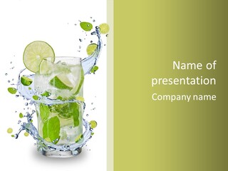 Culture Drink Leaf PowerPoint Template