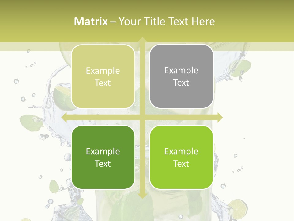 Culture Drink Leaf PowerPoint Template