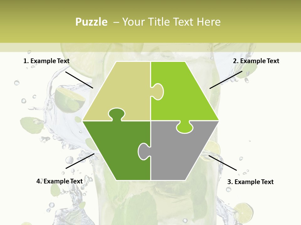 Culture Drink Leaf PowerPoint Template