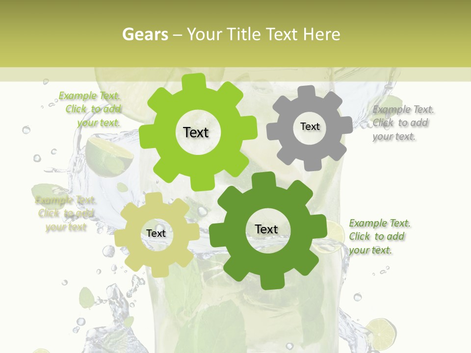 Culture Drink Leaf PowerPoint Template