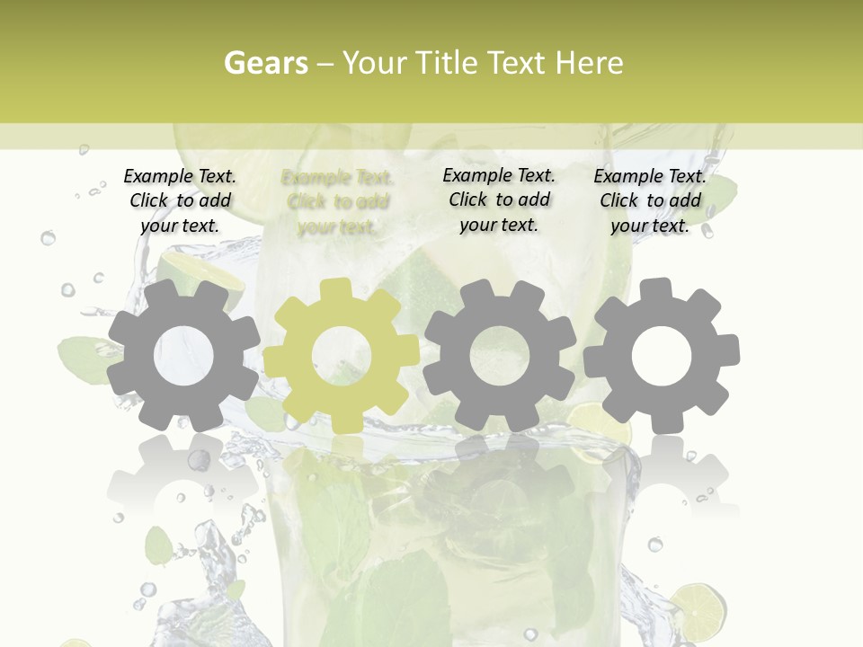 Culture Drink Leaf PowerPoint Template