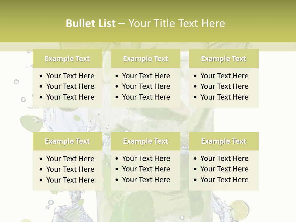 Culture Drink Leaf PowerPoint Template