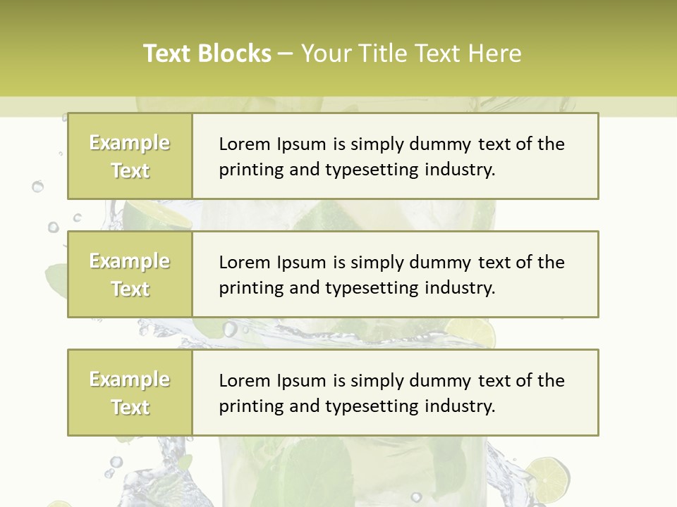 Culture Drink Leaf PowerPoint Template