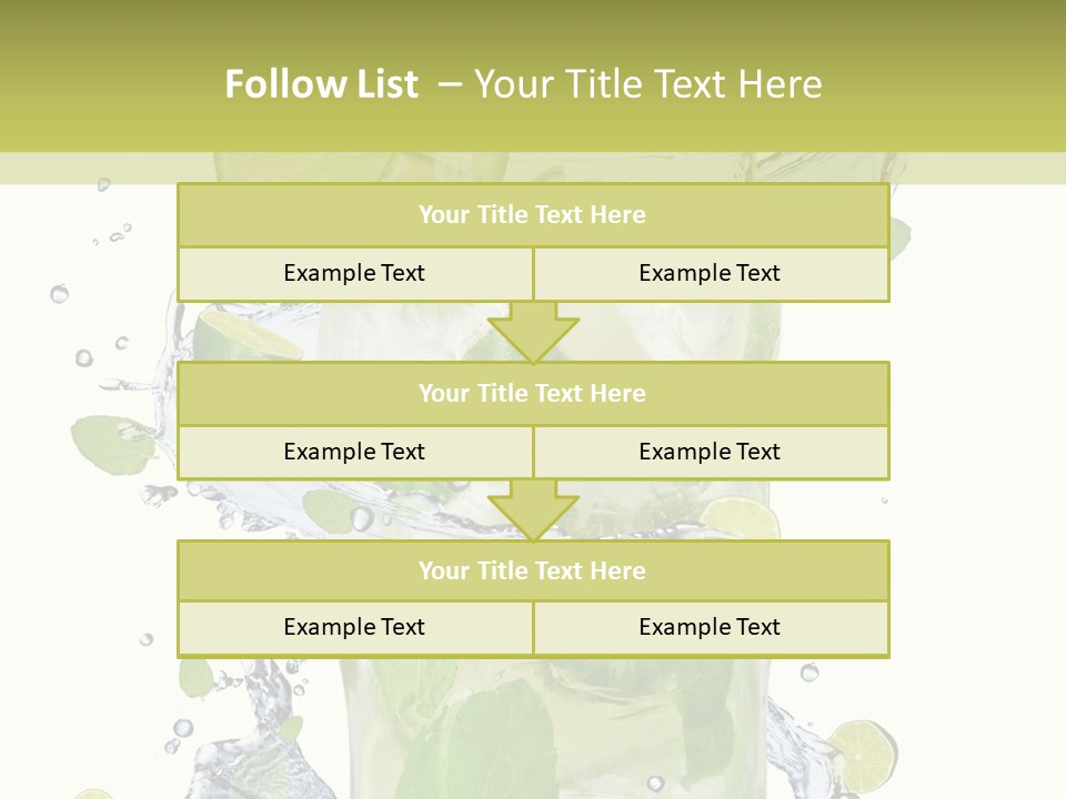 Culture Drink Leaf PowerPoint Template