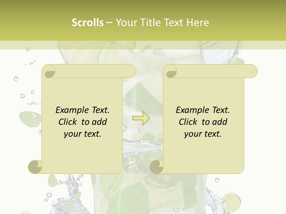 Culture Drink Leaf PowerPoint Template