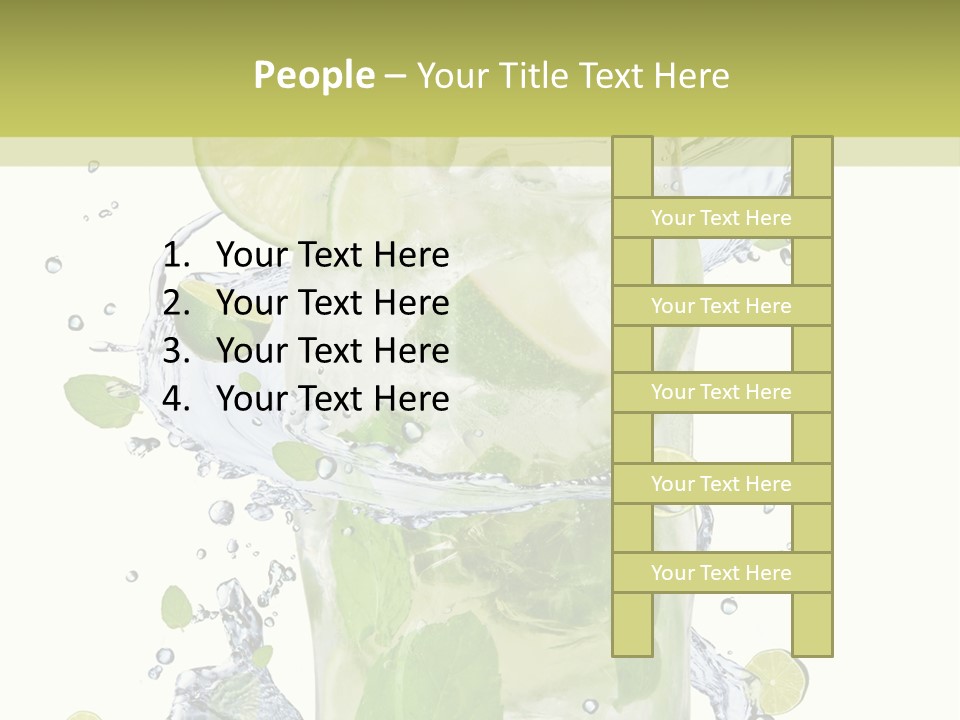 Culture Drink Leaf PowerPoint Template