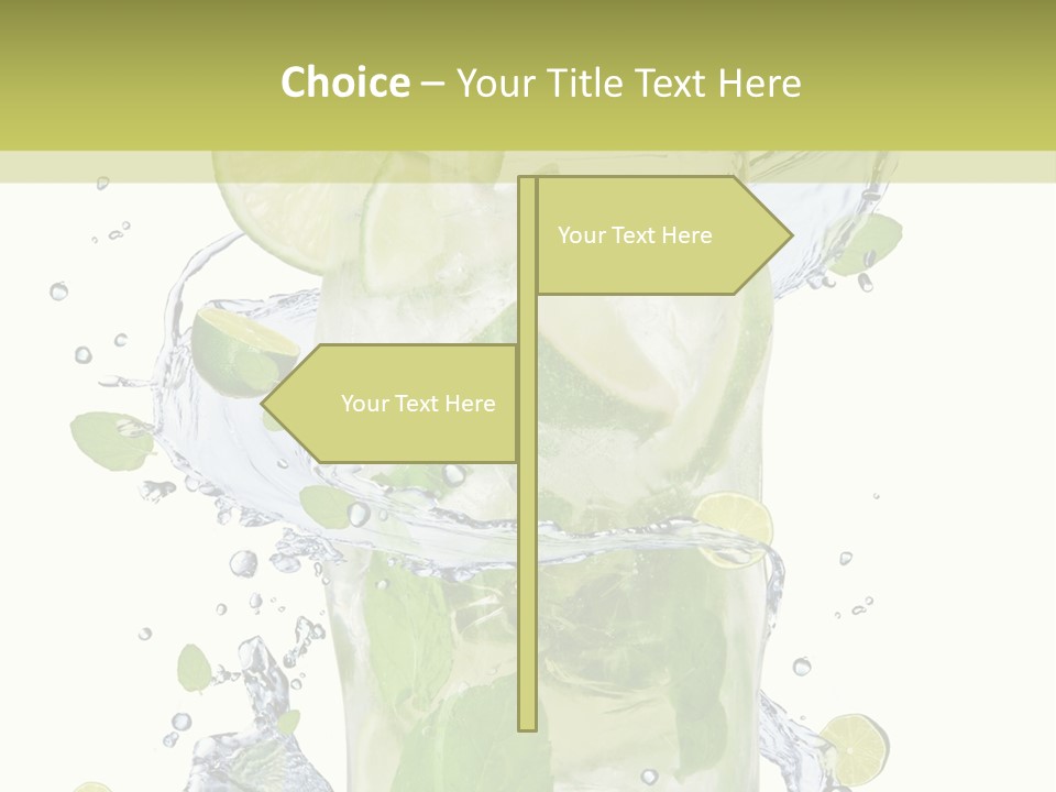 Culture Drink Leaf PowerPoint Template