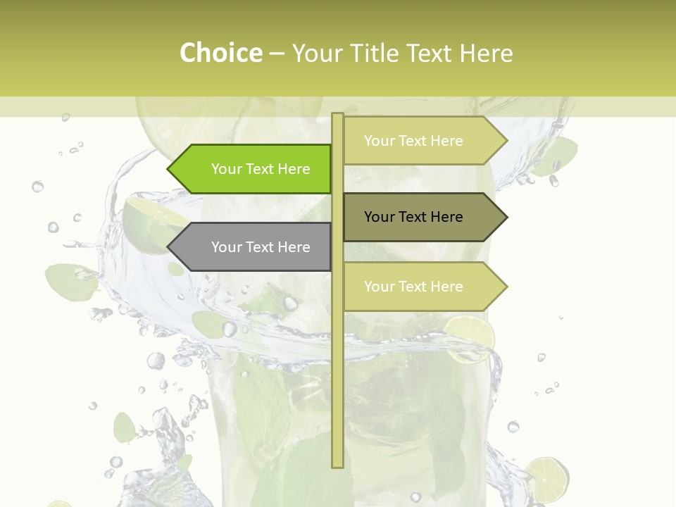 Culture Drink Leaf PowerPoint Template