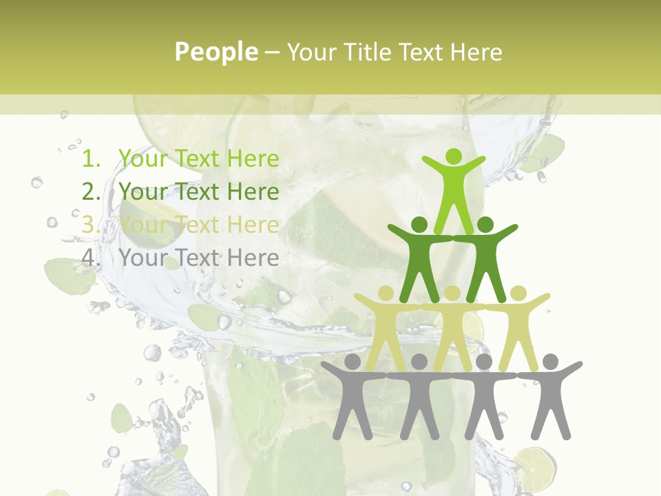 Culture Drink Leaf PowerPoint Template