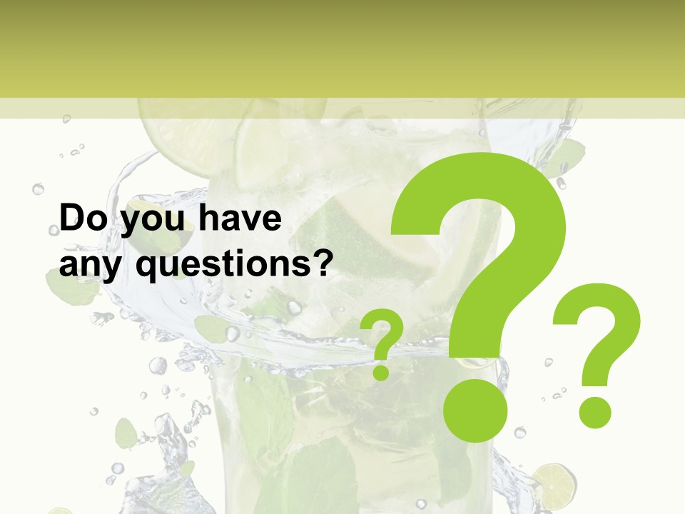 Culture Drink Leaf PowerPoint Template