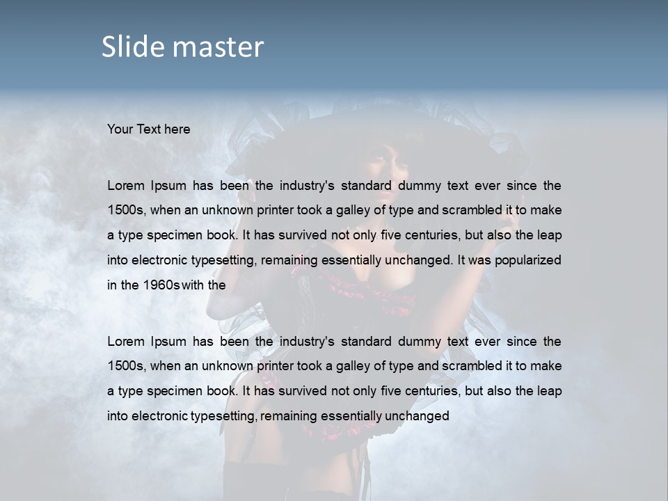 Dark Elegant Hip PowerPoint Template