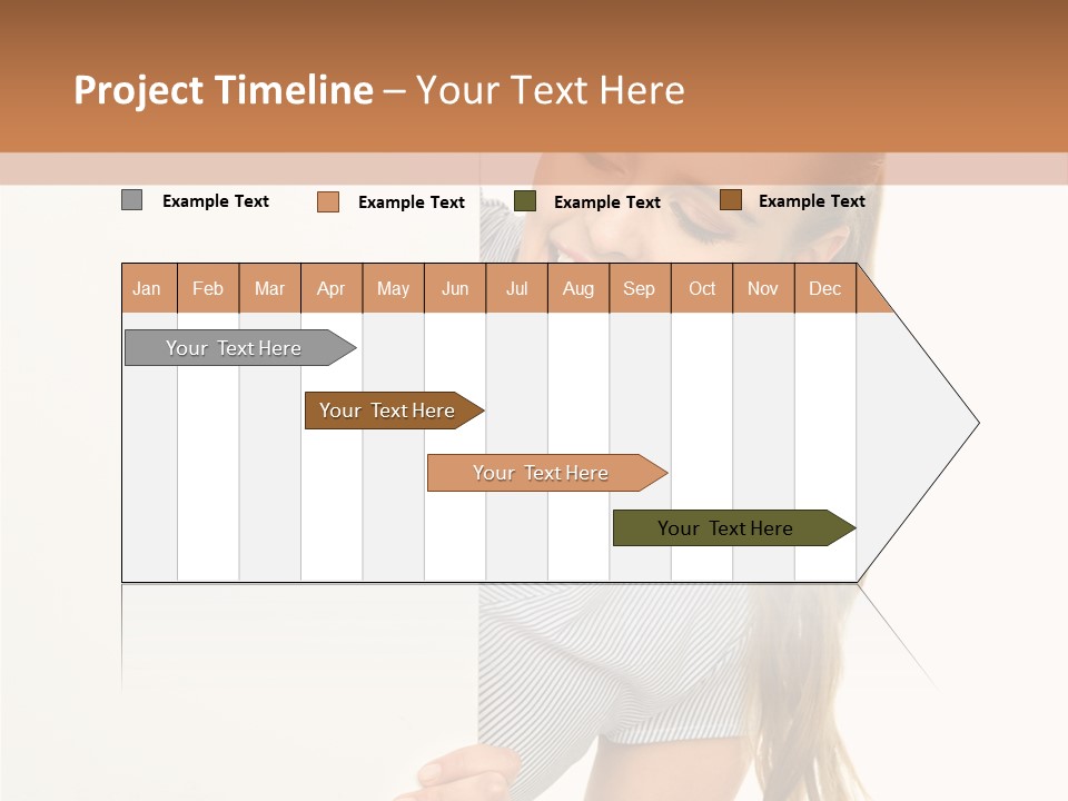 Woman Poster Showing PowerPoint Template