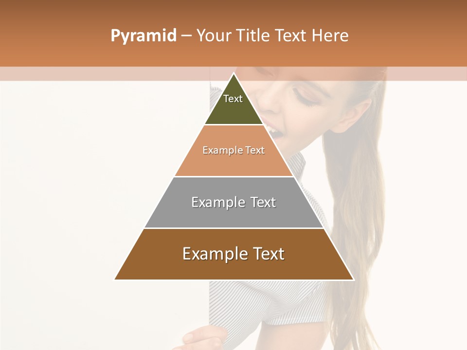Woman Poster Showing PowerPoint Template