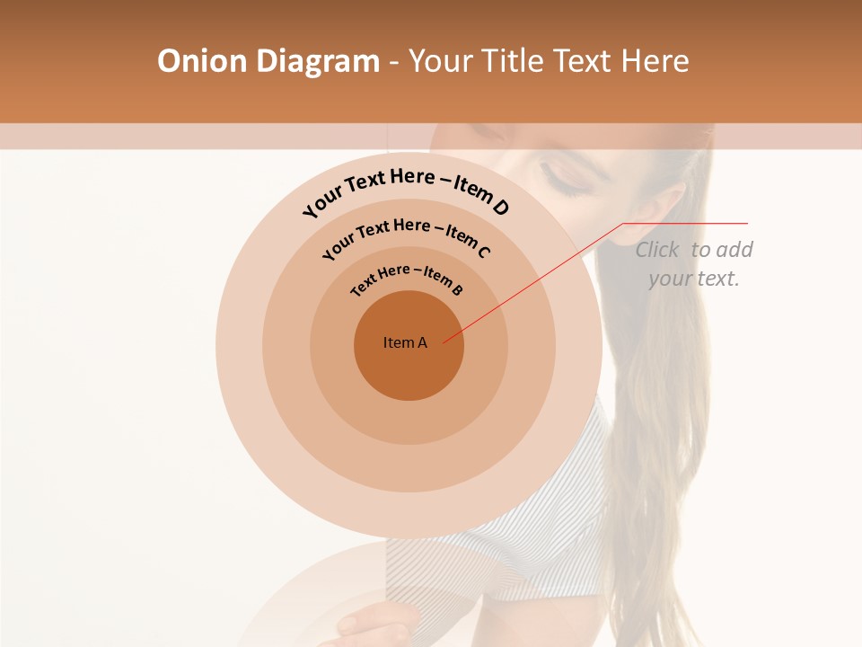 Woman Poster Showing PowerPoint Template