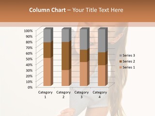 Woman Poster Showing PowerPoint Template