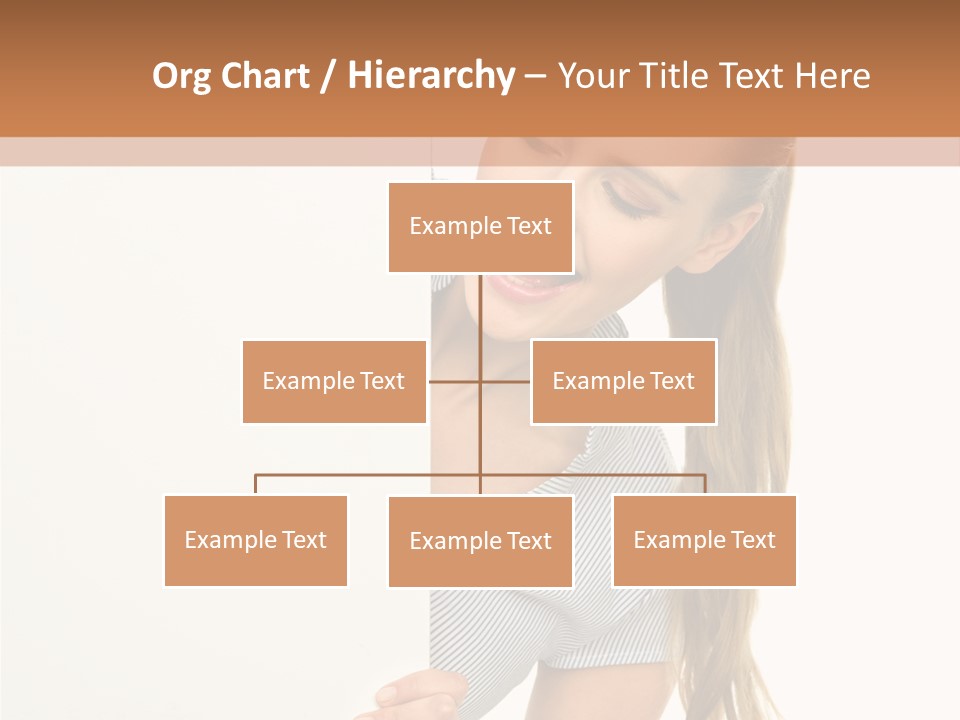 Woman Poster Showing PowerPoint Template