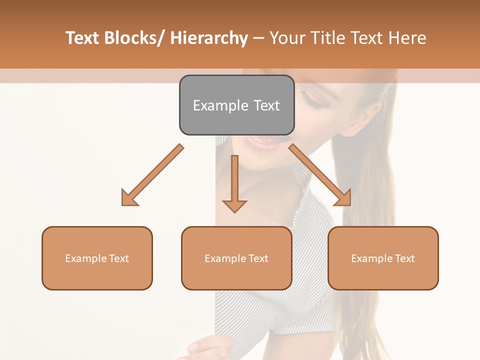 Woman Poster Showing PowerPoint Template