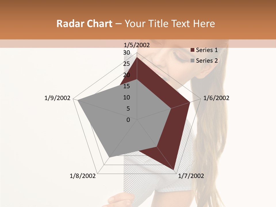 Woman Poster Showing PowerPoint Template