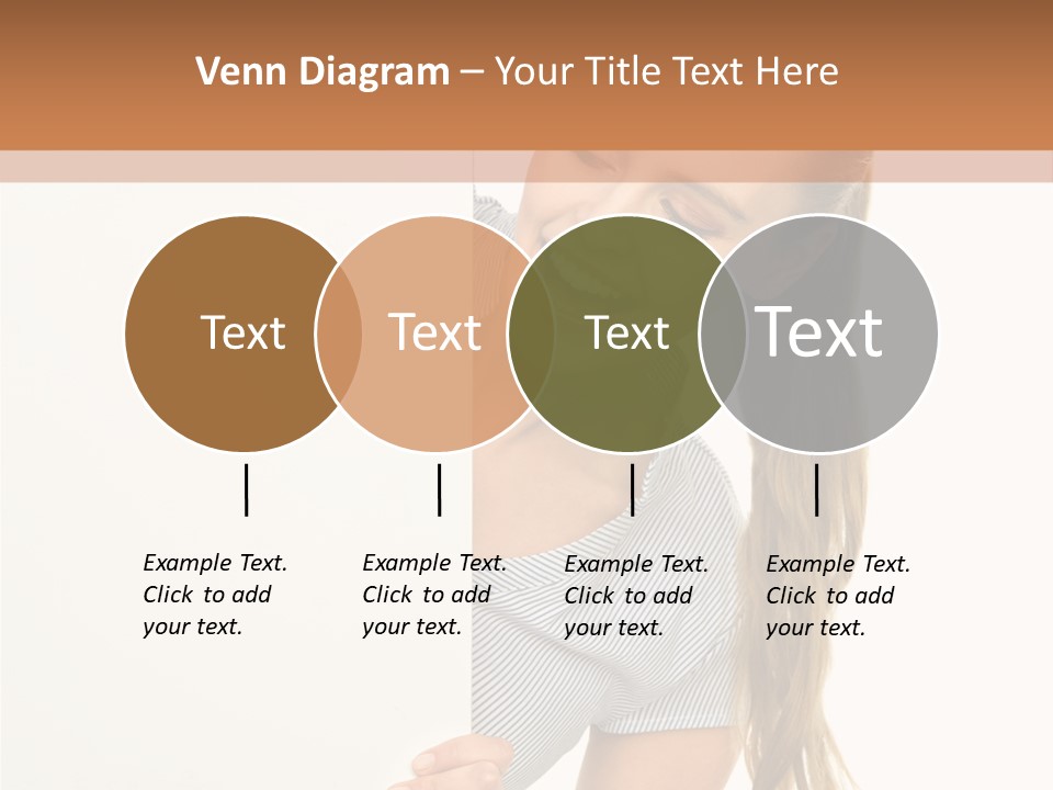 Woman Poster Showing PowerPoint Template