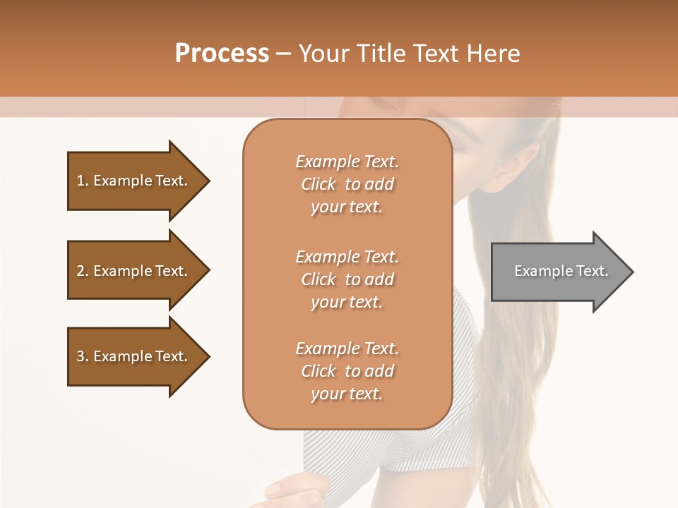 Woman Poster Showing PowerPoint Template