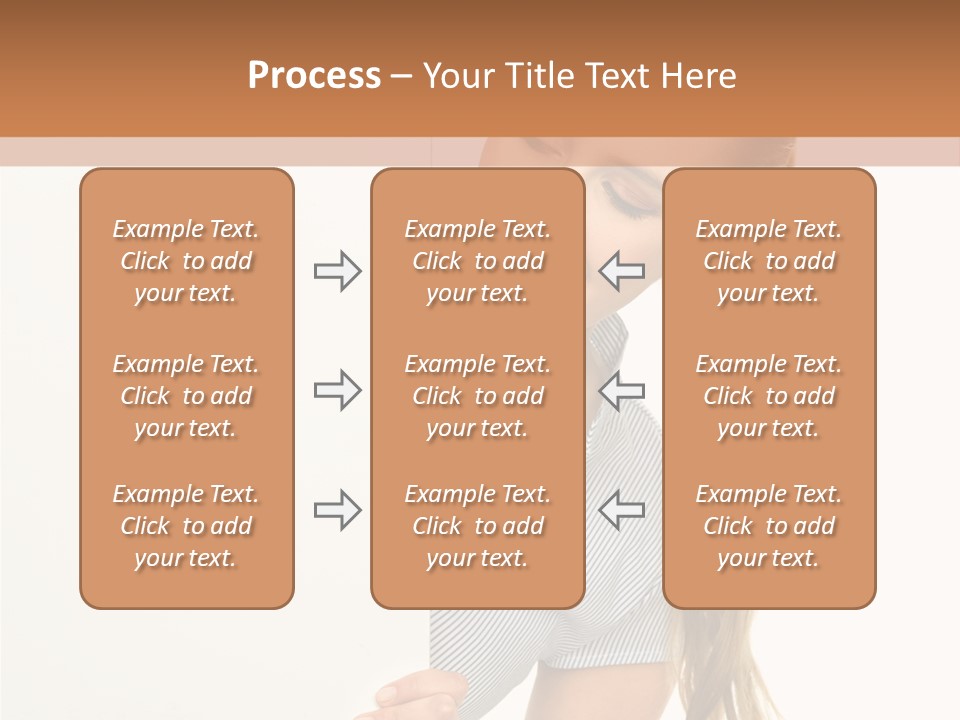 Woman Poster Showing PowerPoint Template