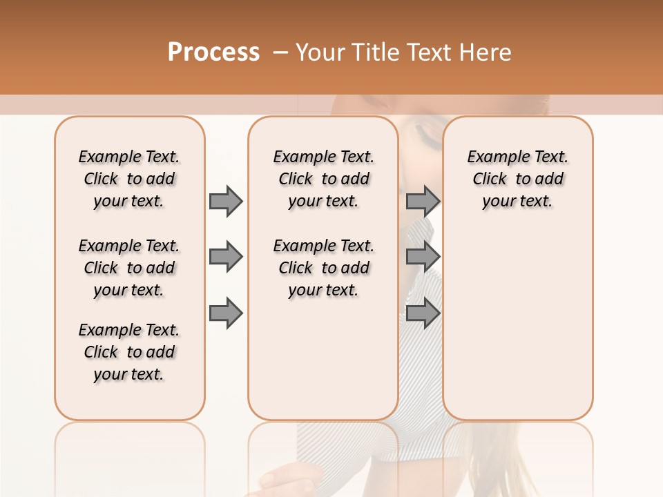Woman Poster Showing PowerPoint Template