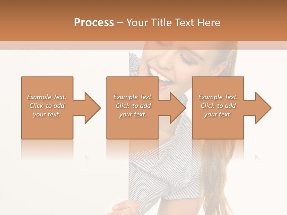 Woman Poster Showing PowerPoint Template