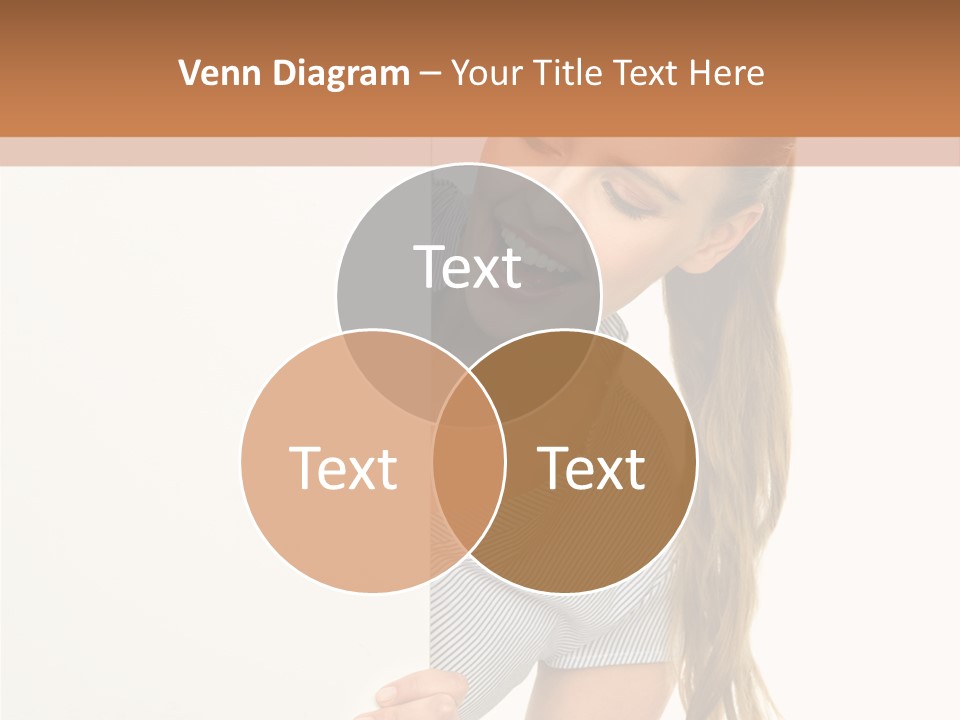 Woman Poster Showing PowerPoint Template