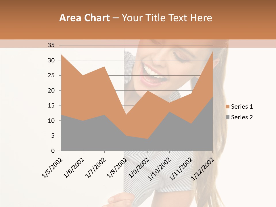 Woman Poster Showing PowerPoint Template
