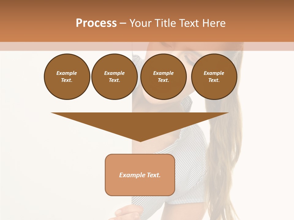 Woman Poster Showing PowerPoint Template