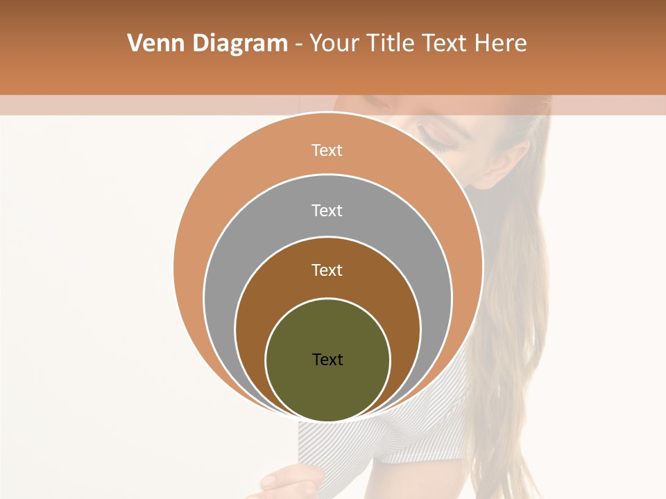 Woman Poster Showing PowerPoint Template