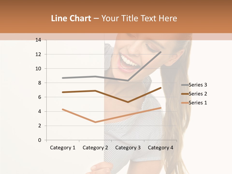 Woman Poster Showing PowerPoint Template
