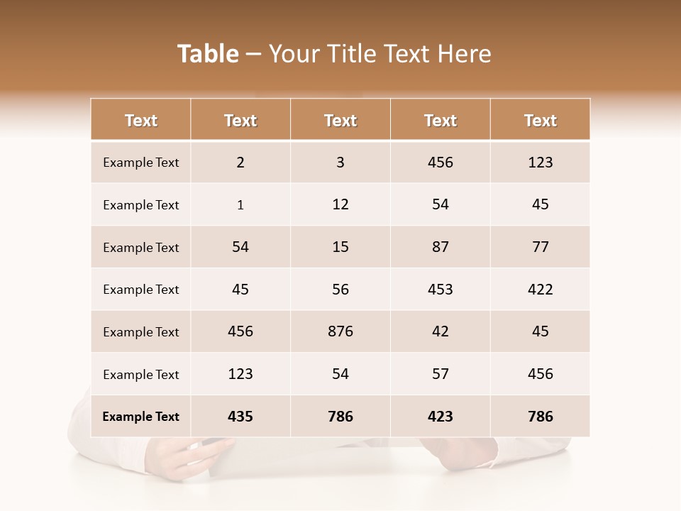 Presenting Business Female PowerPoint Template