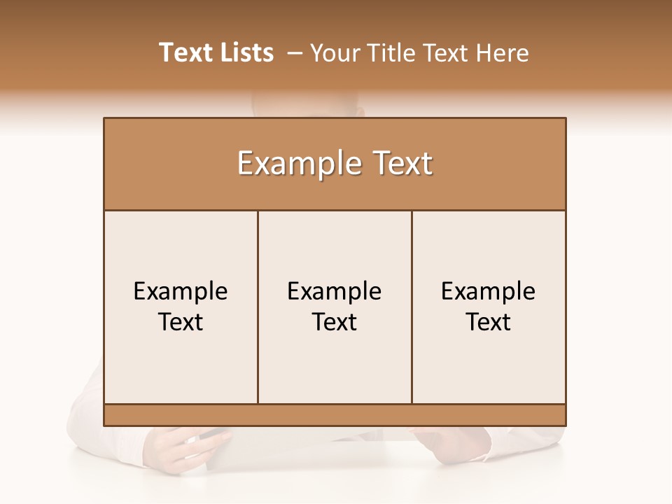 Presenting Business Female PowerPoint Template