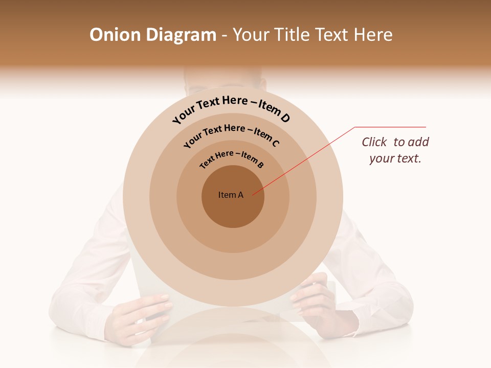 Presenting Business Female PowerPoint Template