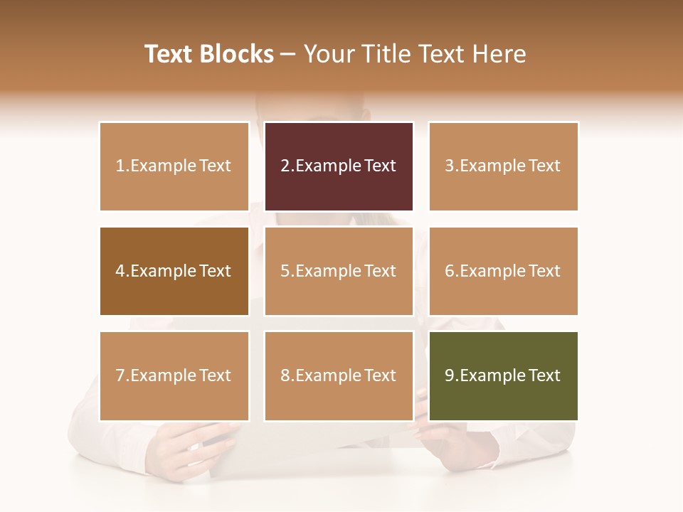 Presenting Business Female PowerPoint Template