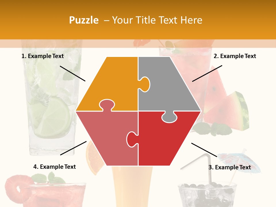 Rum Syrup Mohito PowerPoint Template