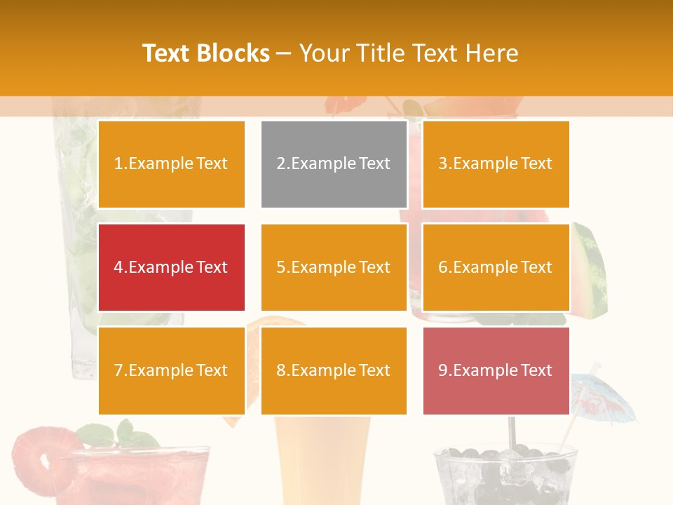 Rum Syrup Mohito PowerPoint Template