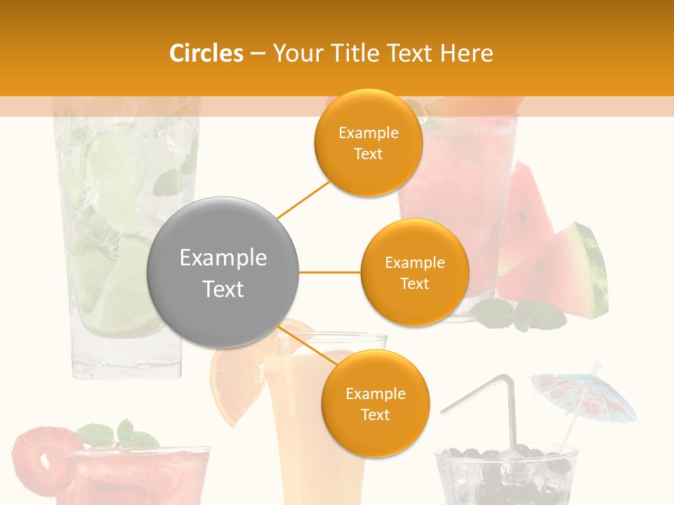 Rum Syrup Mohito PowerPoint Template