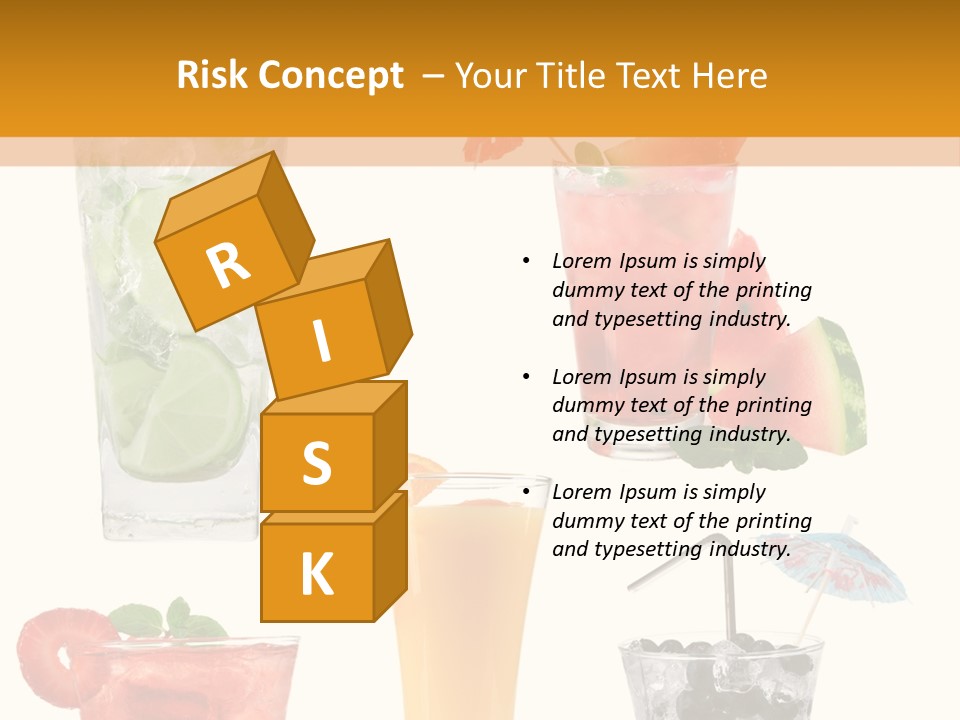 Rum Syrup Mohito PowerPoint Template