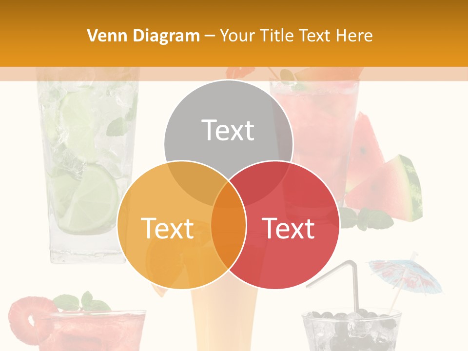 Rum Syrup Mohito PowerPoint Template