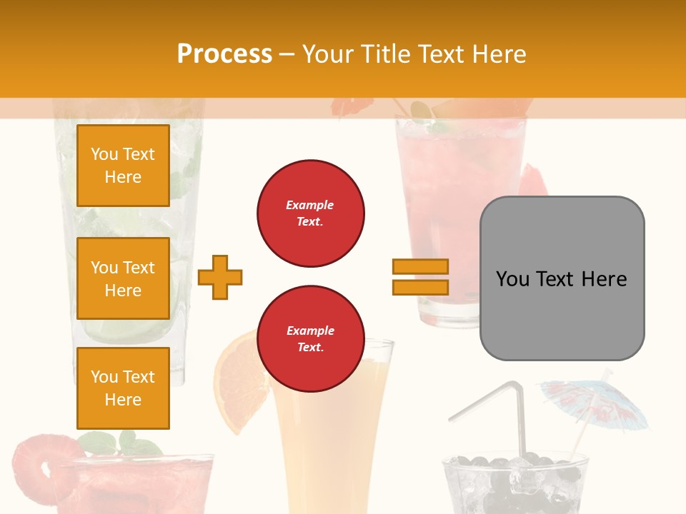 Rum Syrup Mohito PowerPoint Template