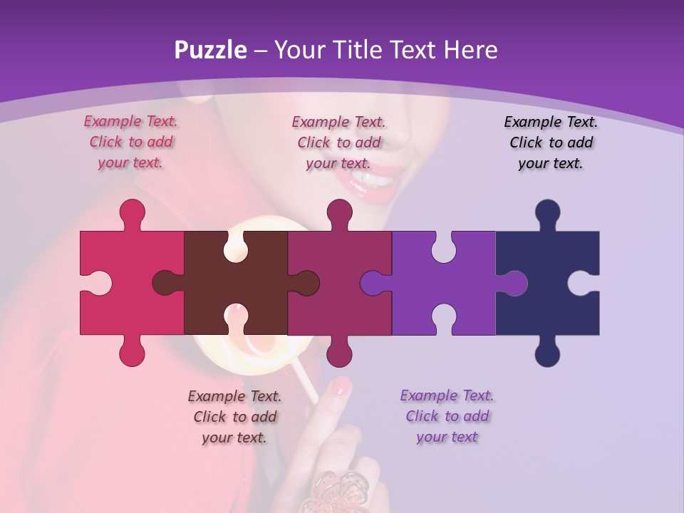 Food Happiness Beauty PowerPoint Template