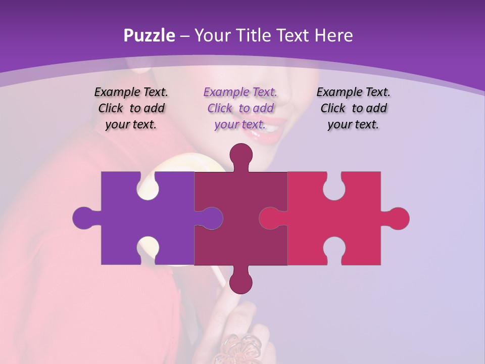 Food Happiness Beauty PowerPoint Template