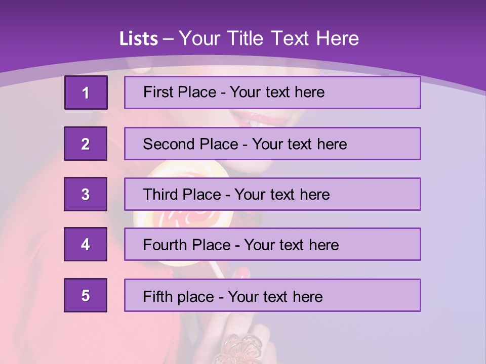Food Happiness Beauty PowerPoint Template