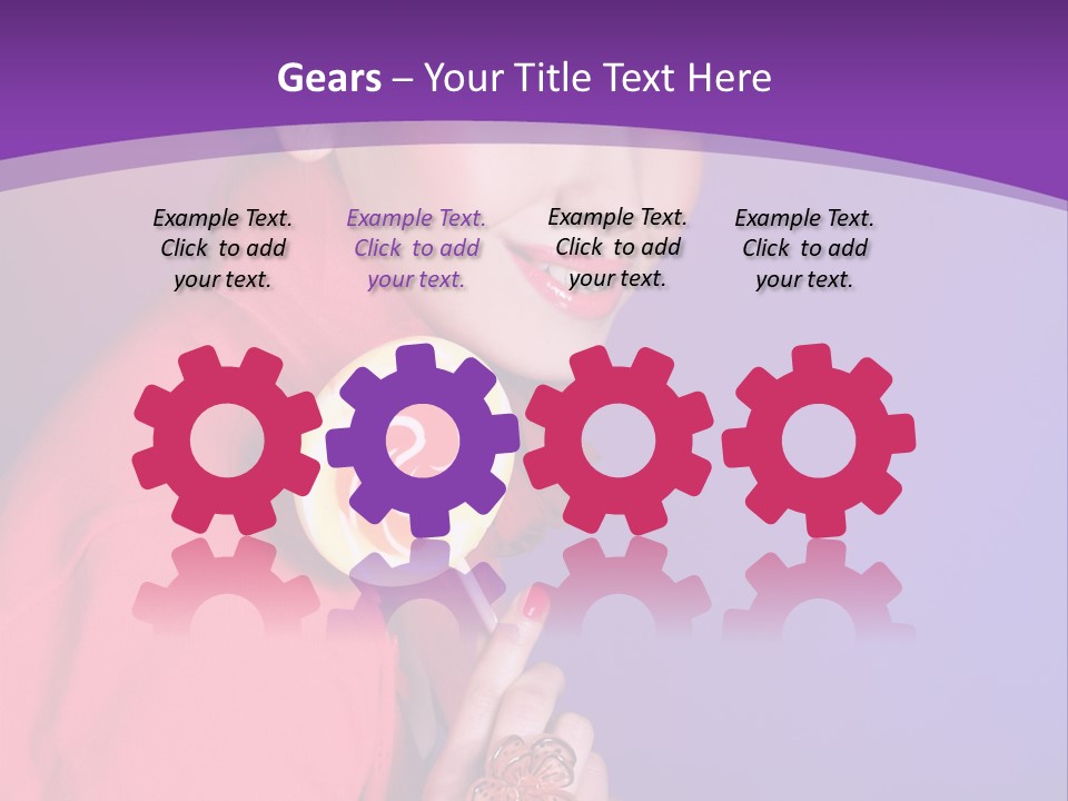 Food Happiness Beauty PowerPoint Template