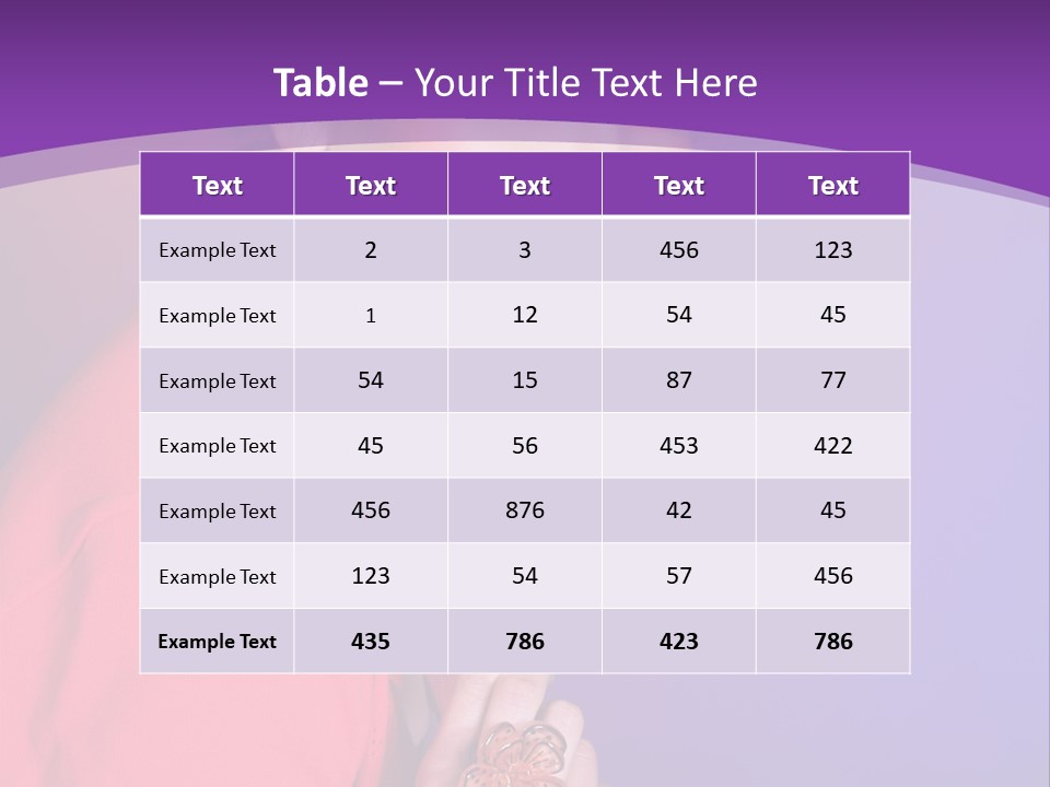 Food Happiness Beauty PowerPoint Template