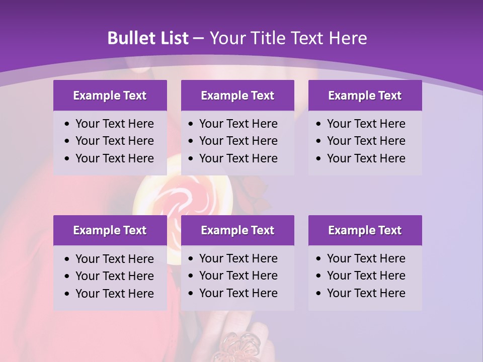 Food Happiness Beauty PowerPoint Template